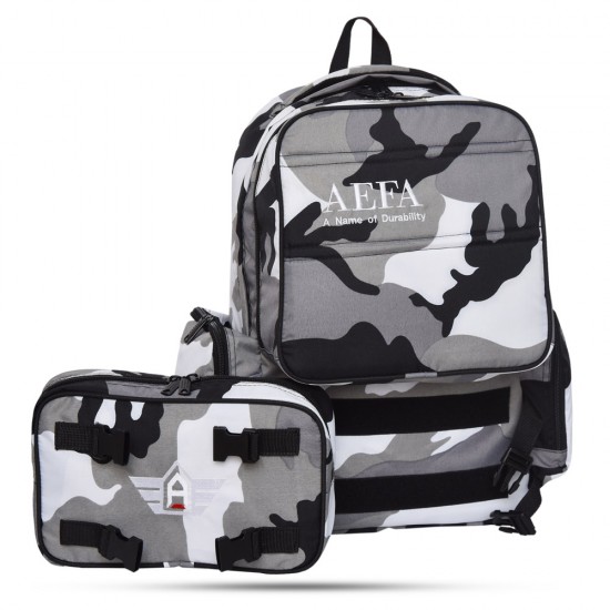Backpack Grey Camo