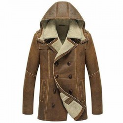 Shearling Leather Coat