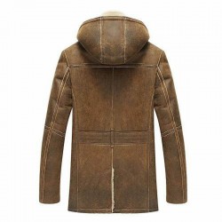 Shearling Leather Coat
