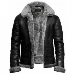 Shearling Leather Jacket